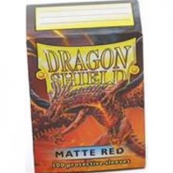 Dragon Shield Standard Sleeves Matte Red