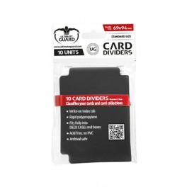 UG Card Dividers Standard Size Black (10)