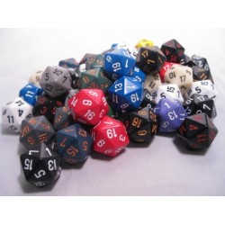 Dados D20 variados