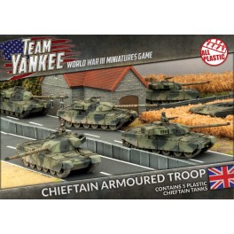 Chieftan Armoured Troop (x5) (Plastic)