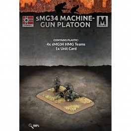 MG34 Machine-gun Platoon (4 teams Plastic)