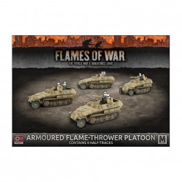 ARMOURED FLAME-THROWER PLATOON (x4 halftracks)