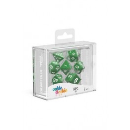 Oakie Doakie Dice RPG Set Solid - Green (7)