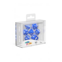 Oakie Doakie Dice RPG Set Solid - Blue (7)