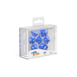 Oakie Doakie Dice RPG Set Solid - Blue (7)