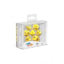 Oakie Doakie Dice RPG Set Solid - Yellow (7)