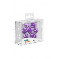 Oakie Doakie Dice RPG Set Solid - Purple (7)
