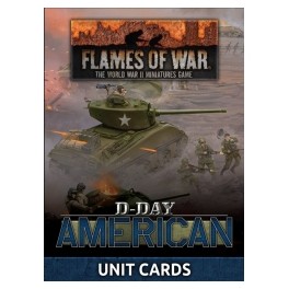 D-Day American Unit Cards (x42 cards)