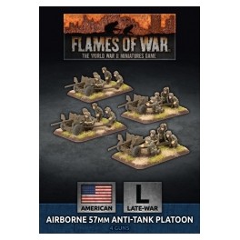 Parachute 57mm Anti-Tank Platoon (x4 Plastic)