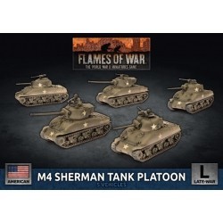 M4 Sherman Tank Platoon (x5 Plastic)