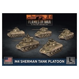 M4 Sherman Tank Platoon (x5 Plastic)