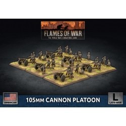 105mm Cannon Platoon (x6 Plastic)