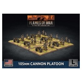 105mm Cannon Platoon (x6 Plastic)