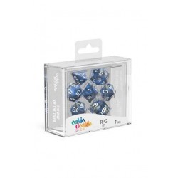 Oakie Doakie Dice RPG Set Gemidice - Liquid Steel 