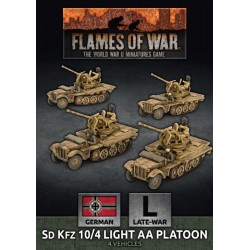 SdKfz 10/4 Light AA Platoon (x4 Plastic)