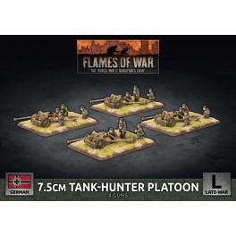 7.5cm Tank Hunter Platoon (x4 Plastic)