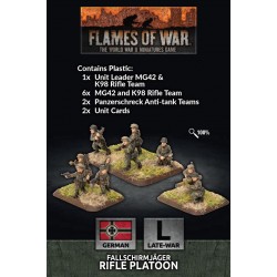 Fallschirmjager Platoon (Plastic)