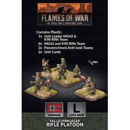 Fallschirmjager Platoon (Plastic)