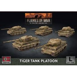 Tiger Heavy Tank Platoon (x5 Plastic)