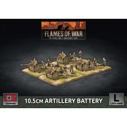 10.5cm Artillery Battery (x4 Plastic)