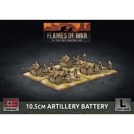 10.5cm Artillery Battery (x4 Plastic)