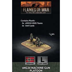 MG34 Machine-gun Platoon (x4 Plastic)