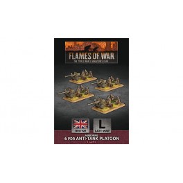  Airborne 6 pdr Anti-Tank Platoon (x4 Plastic)