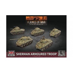  Sherman Armoured Troop (x5 Plastic)