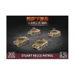  Stuart Recce Armoured Troop (x4 Plastic) 