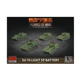 SU-76 Light SP Battery (x5 Plastic)