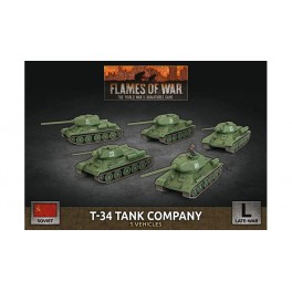 T-34 Tank Company (x5 Plastic)