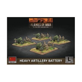 152mm Artillery Battery (x4 Plastic)