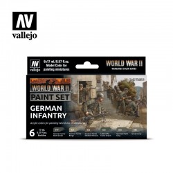 Vallejo WWII German Infantry Paint Set