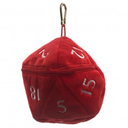 UP D20 Plush Dice Bag - Red