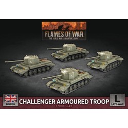 Challenger Armoured Troop (4x Plastic)