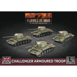 Challenger Armoured Troop (4x Plastic)