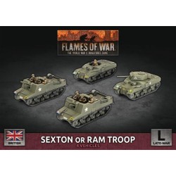 Sexton (Kangaroo) Field Troop (4x Plastic)