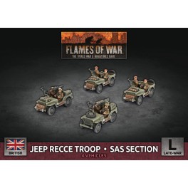 Airborne/SAS Jeeps (4x Plastic)