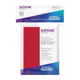 UG Supreme UX Sleeves Standard Size Red (50)
