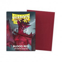 Dragon Shield Standard Sleeves Matte Blood Red