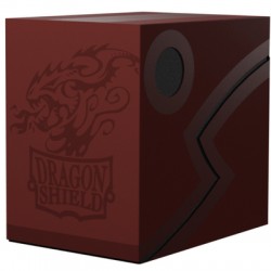 Dragon Shield Double Shell - Blood Red/Black