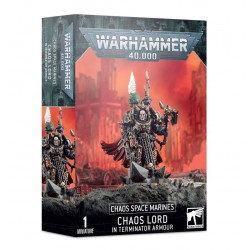 CHAOS SPACE MARINES: CHAOS LORD IN TERMINATOR ARMOR