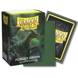 Dragon Shield Standard Sleeves Matte Forest Green