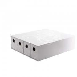 Dragon Shield Fortress Card Drawers Horizontal-4 white