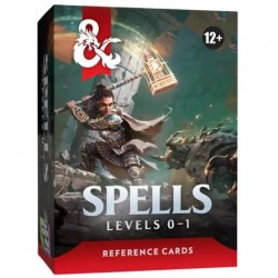 D&D RPG Reference cards: Spells (Lv 0-1)
