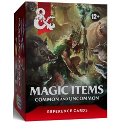 D&D RPG Reference cards: Magic Items (common and uncommon)