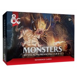 D&D RPG Reference cards: Monsters (mystical and menacing)