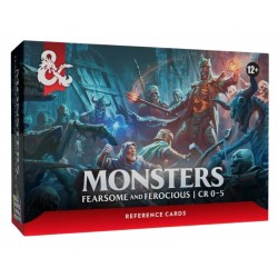 D&D RPG Reference cards: Monsters (fearsome and ferocious)