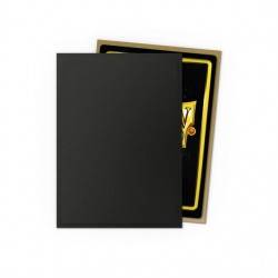 Dragon Shield Standard Sleeves Matte Dual - Black/Gold