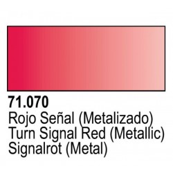Turn Signal Red Metal